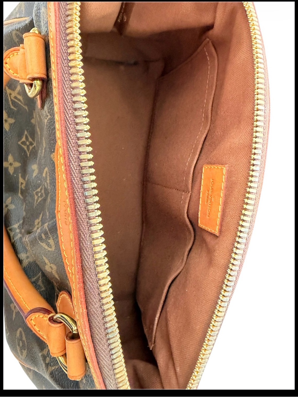 Louis Vuitton Tivoli PM Monogram Canvas Satchel Top Handle Bag Classic Luxury - Picture 8 of 10